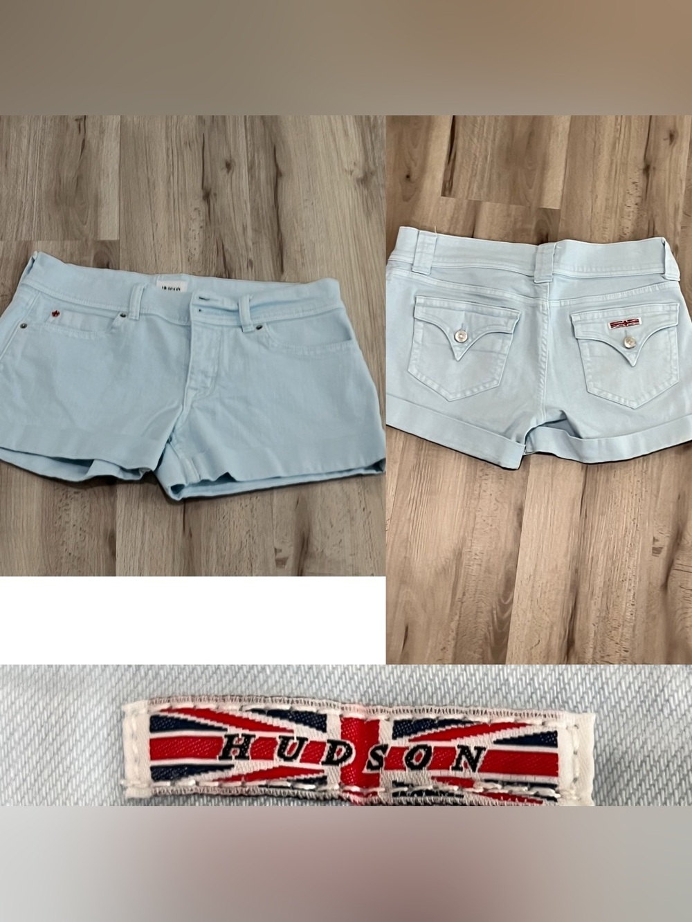 Hudson Jeans Pale Blue Women's Denim Shorts